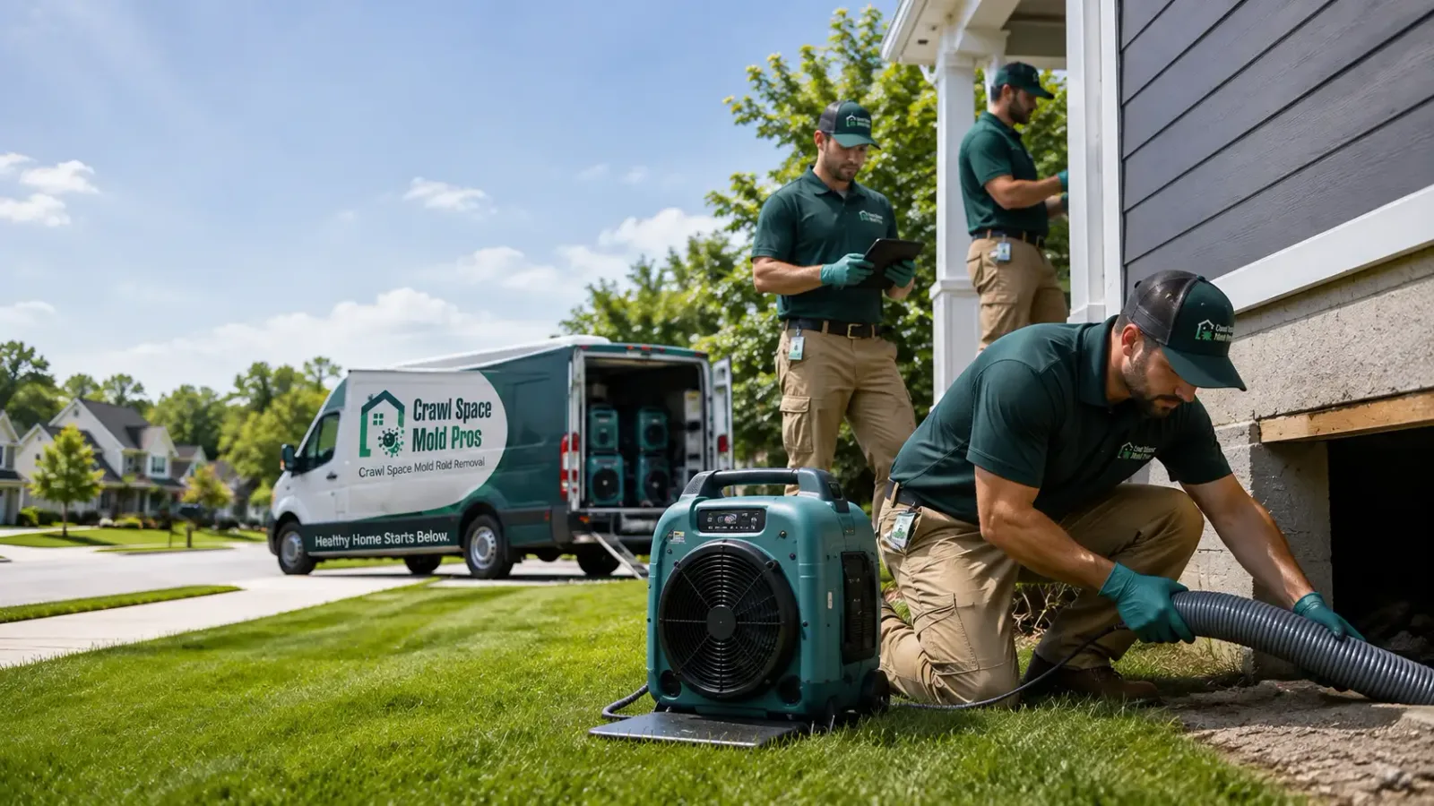 Crawl Space Mold Removal in Springfield, MN